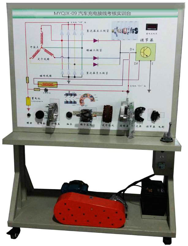 汽車充電接線考核實(shí)訓(xùn)臺(tái)